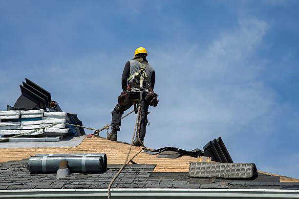 Professional Roof Replacement technician working in Glencoe, MO